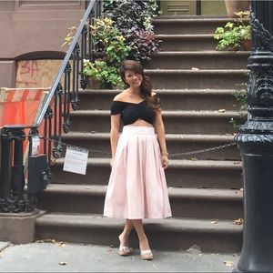 Forever 21 A-line Pink Skirt